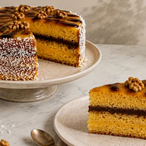 Tarta Yema y Nueces, Clásicas de Gourmand Desserts